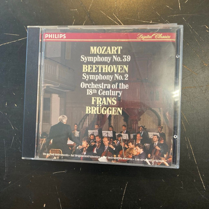 Mozart / Beethoven - Symphony No.39 / Symphony No.2 CD (VG+/VG+) -klassinen-